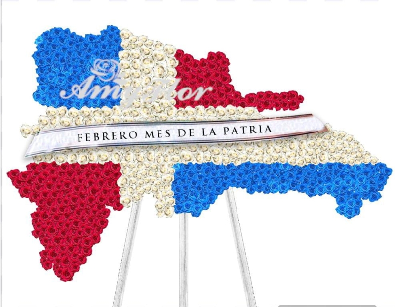  Corona Ofrenda Floral Patriótica